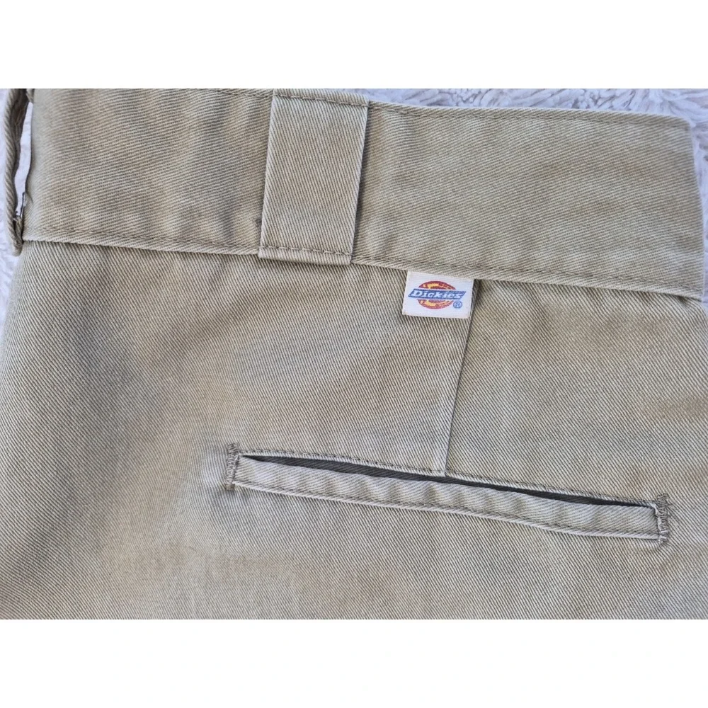 Vintage Dickies Pants 90s Tab Men's 36x30 Work 874 Original Fit Khaki Chinos